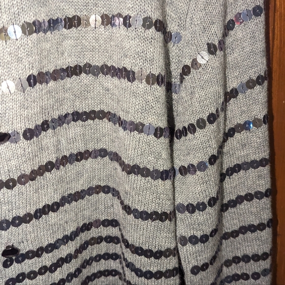 Vintage Elana Cardello Sweater/Jacket Faux Fur Collar - Picture 6 of 6